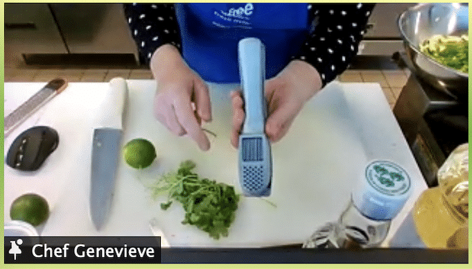 Edible Alphabet Chef Genevieve
