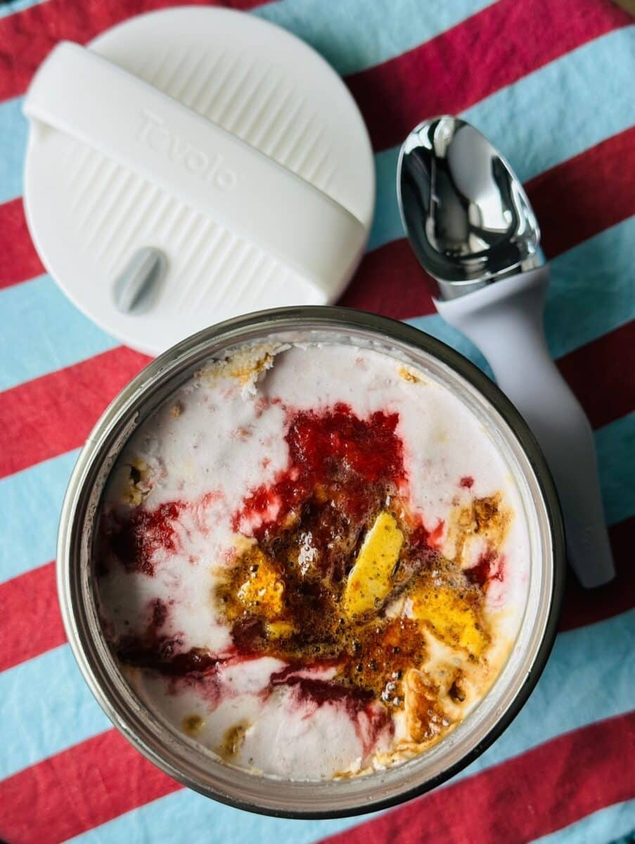 Strawberry & Honeycomb Ice Cream